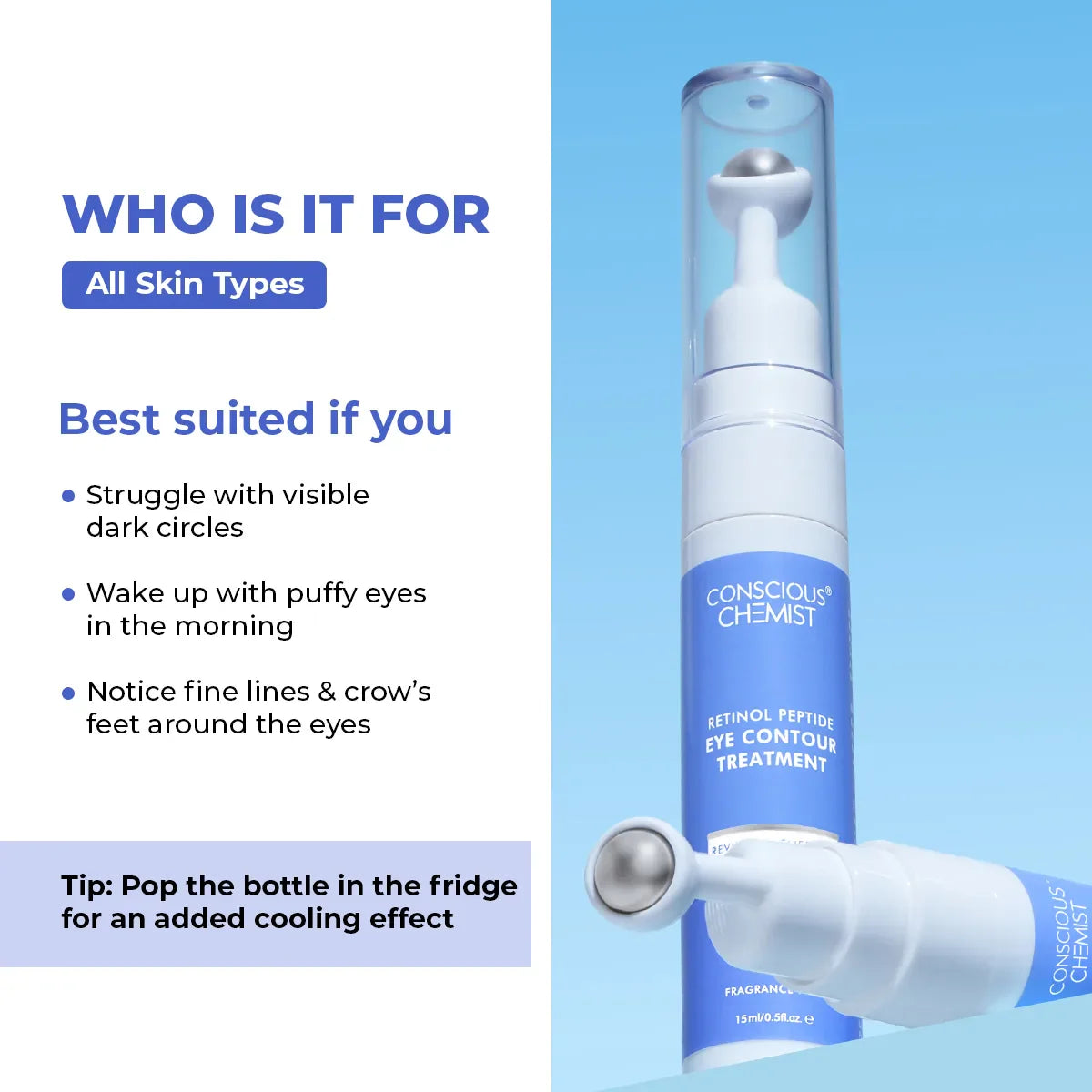 Retinol Peptide Eye Treatment Serum For Dark Circle